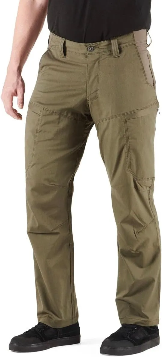 5.11 Tactical Men's Apex Pants, Regular Fit, Gusseted, 10 Pockets, Style 74434ABR