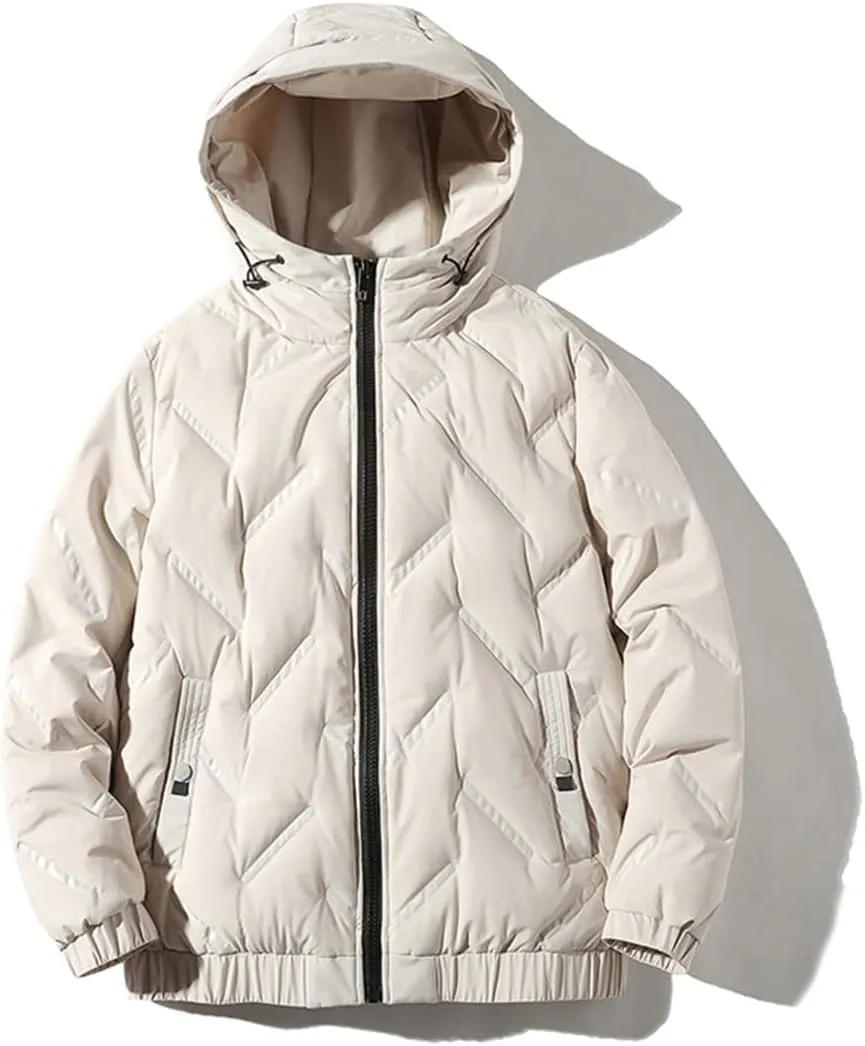 Bciopll Winter Warm Down Jacket Men Thick Hooded Jacket Parkas