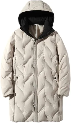 Bciopll Winter Warm Down Jacket Men Thick Hooded Jacket Parkas