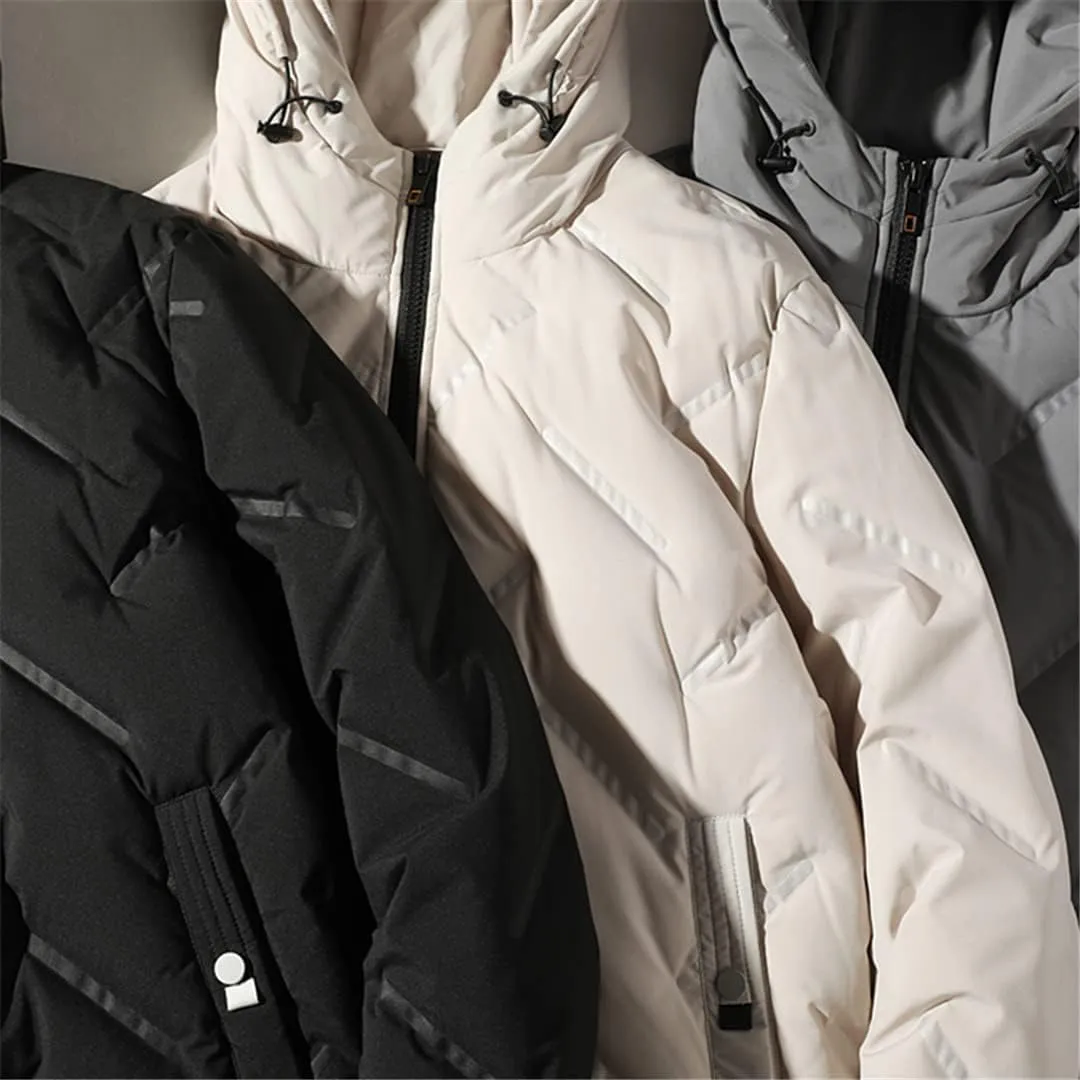 Bciopll Winter Warm Down Jacket Men Thick Hooded Jacket Parkas