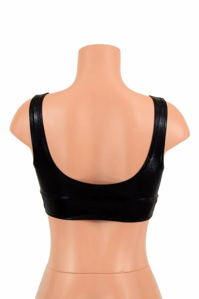 Black Mystique & Check Starlette Bralette