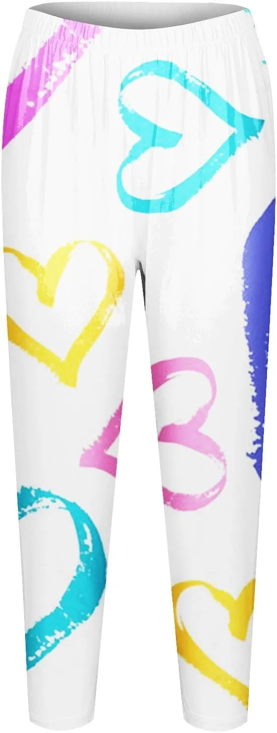 Butt Lifting Leggings for Women with Pockets Plus Size Valentine's Maternity Leggings Plaid Yoga Pants