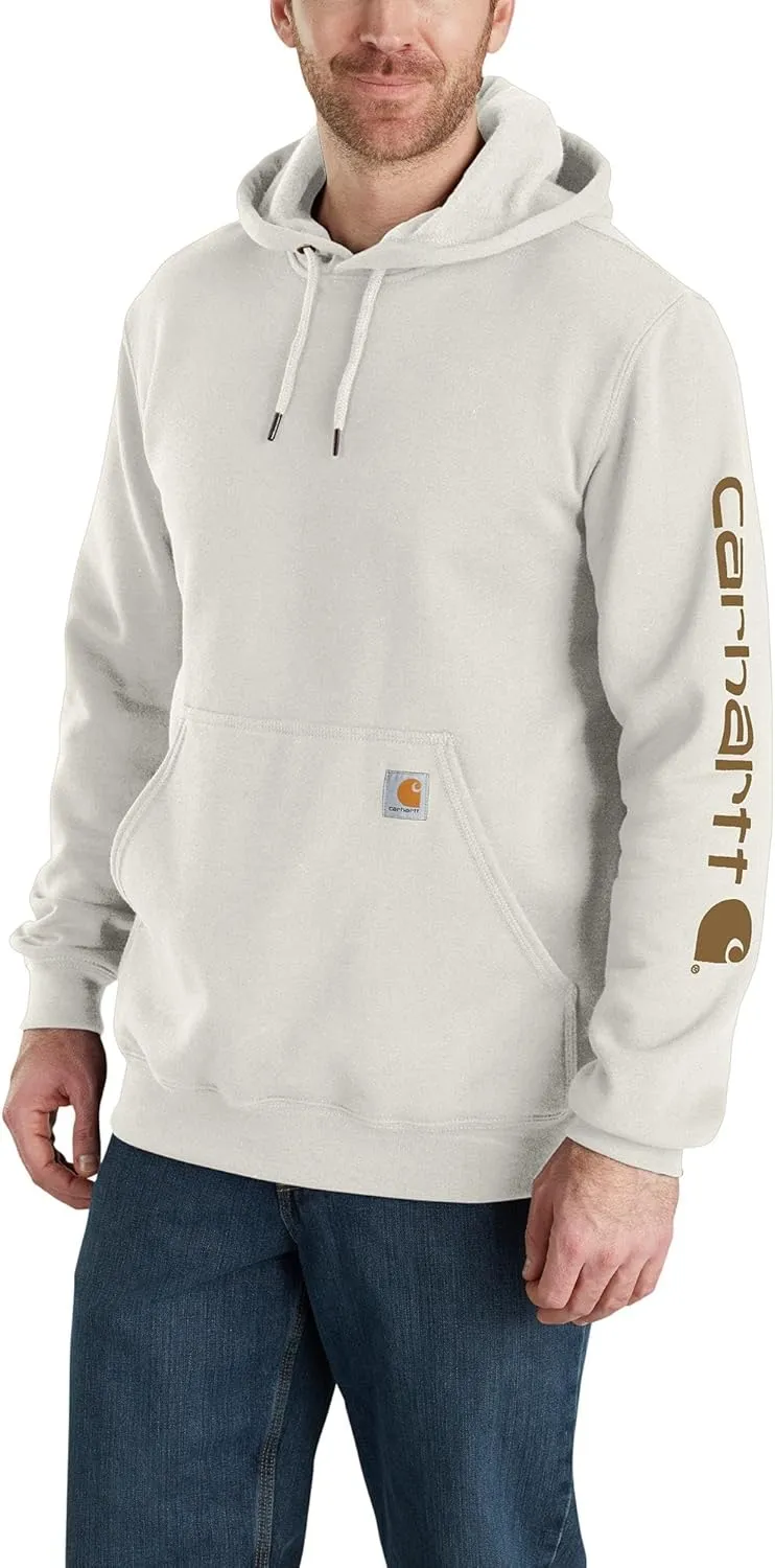 Carhartt Men's K288 Loose Fit Midweight Logo Sleeve Graphic Sweatshirt