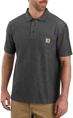 Carhartt Men's Loose Fit Midweight Short-Sleeve Pocket Polo