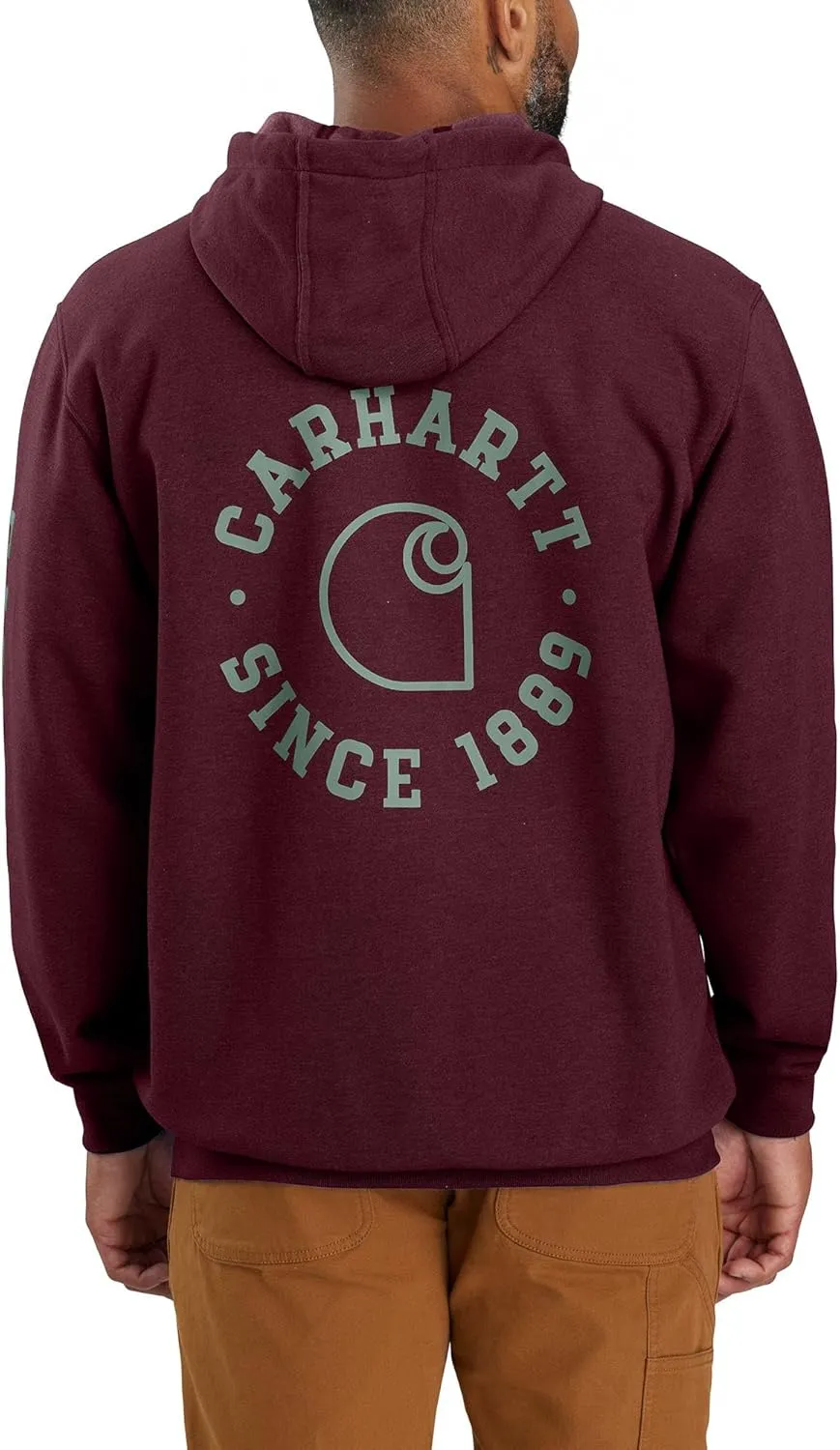 Carhartt Men's Rain Defender Loose Fit Midweight 1889 Graphic Sweatshirt