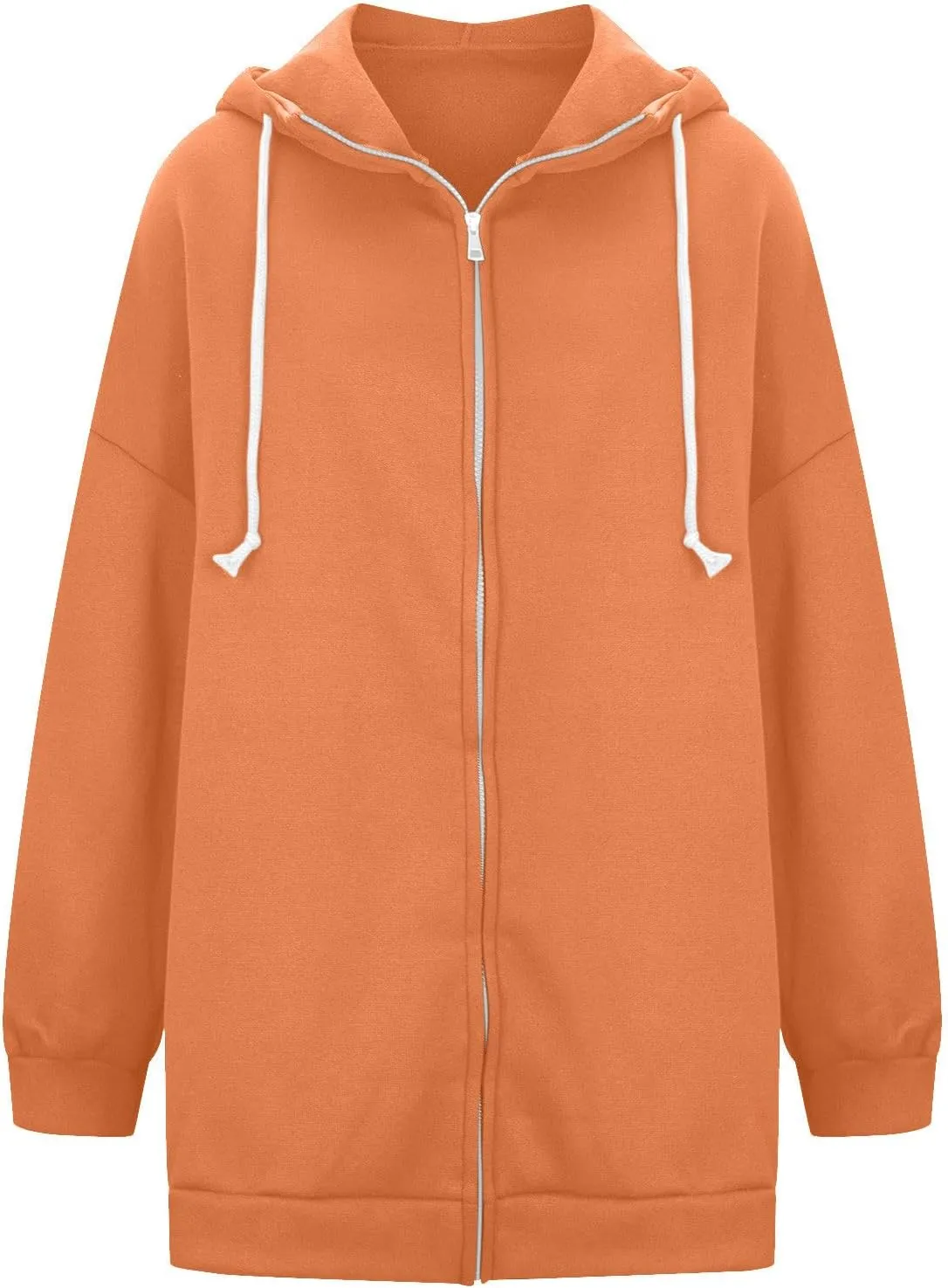 Ceboyel Women Oversized Sweatshirt Loose Fit Full Zip Up Fashion Long Hoodies Trendy Y2K Jackets Winter Outfits Clothes 2023