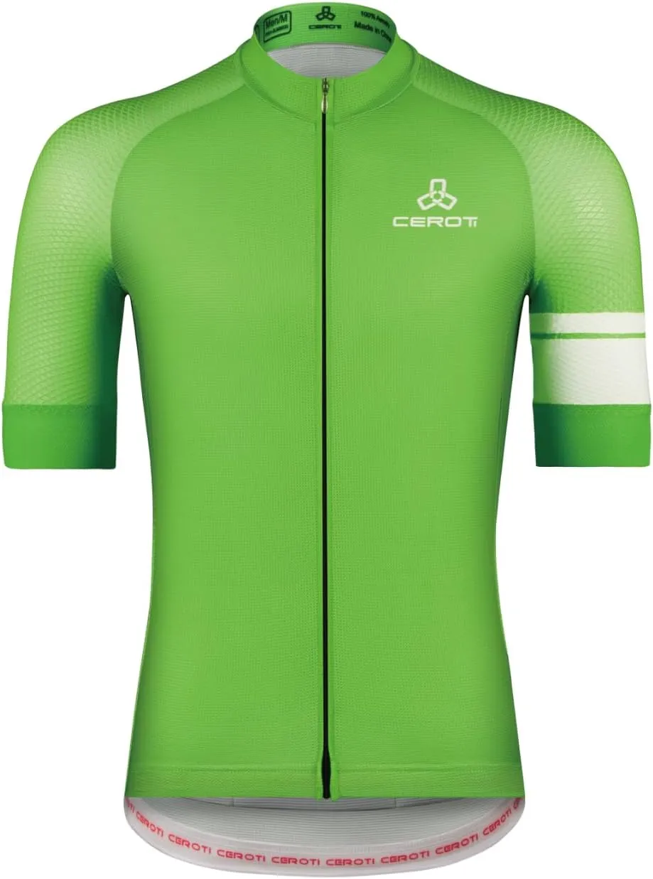 CEROTIPOLAR Snug Fit Men AirCool Cycling Jersey Bike Shirts UPF50 ,PRO Dry Fit Light Weight Fabric