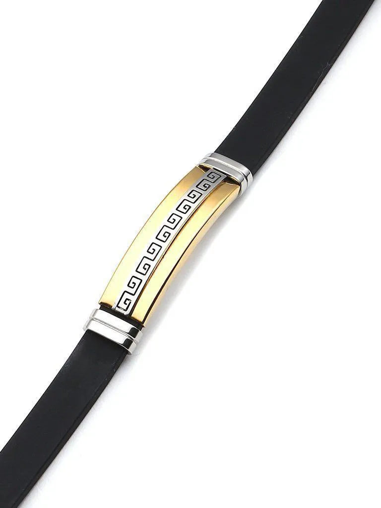 Color Block Stainless Steel Bracelet