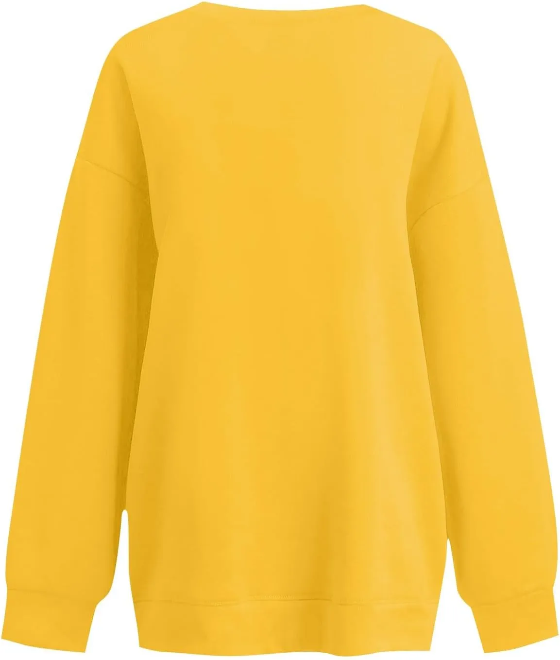 Crewneck Sweatshirts For Women Loose Fit Lightweight Fleece Oversized Sweatshirt Baggy Long Sleeve Pullover Tunic Top