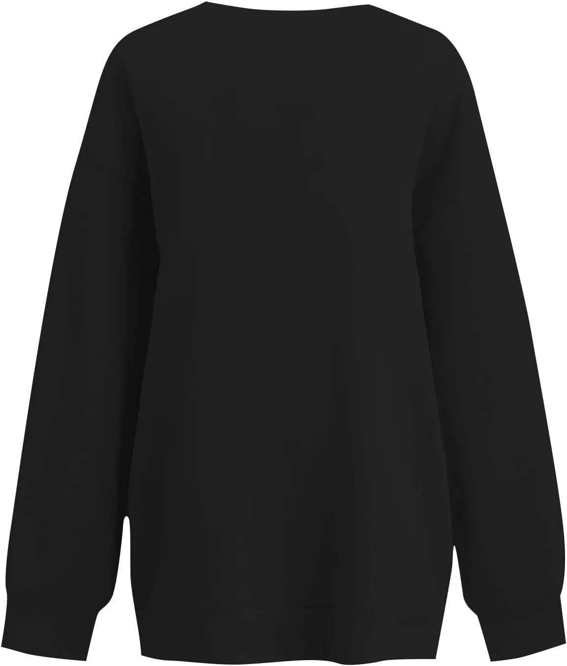Crewneck Sweatshirts For Women Loose Fit Lightweight Fleece Oversized Sweatshirt Baggy Long Sleeve Pullover Tunic Top