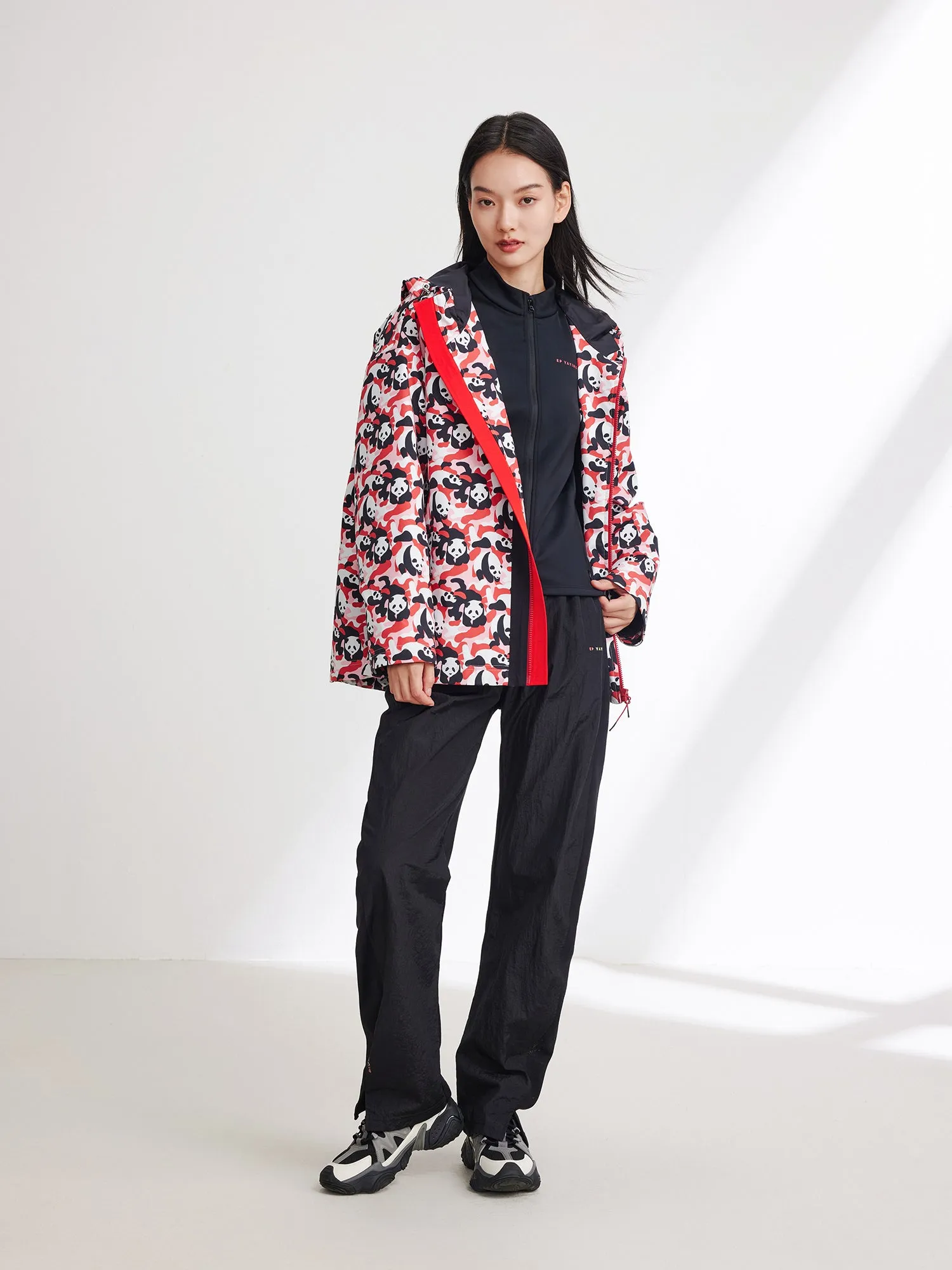 EP YAYING Color Block Padded Jacket