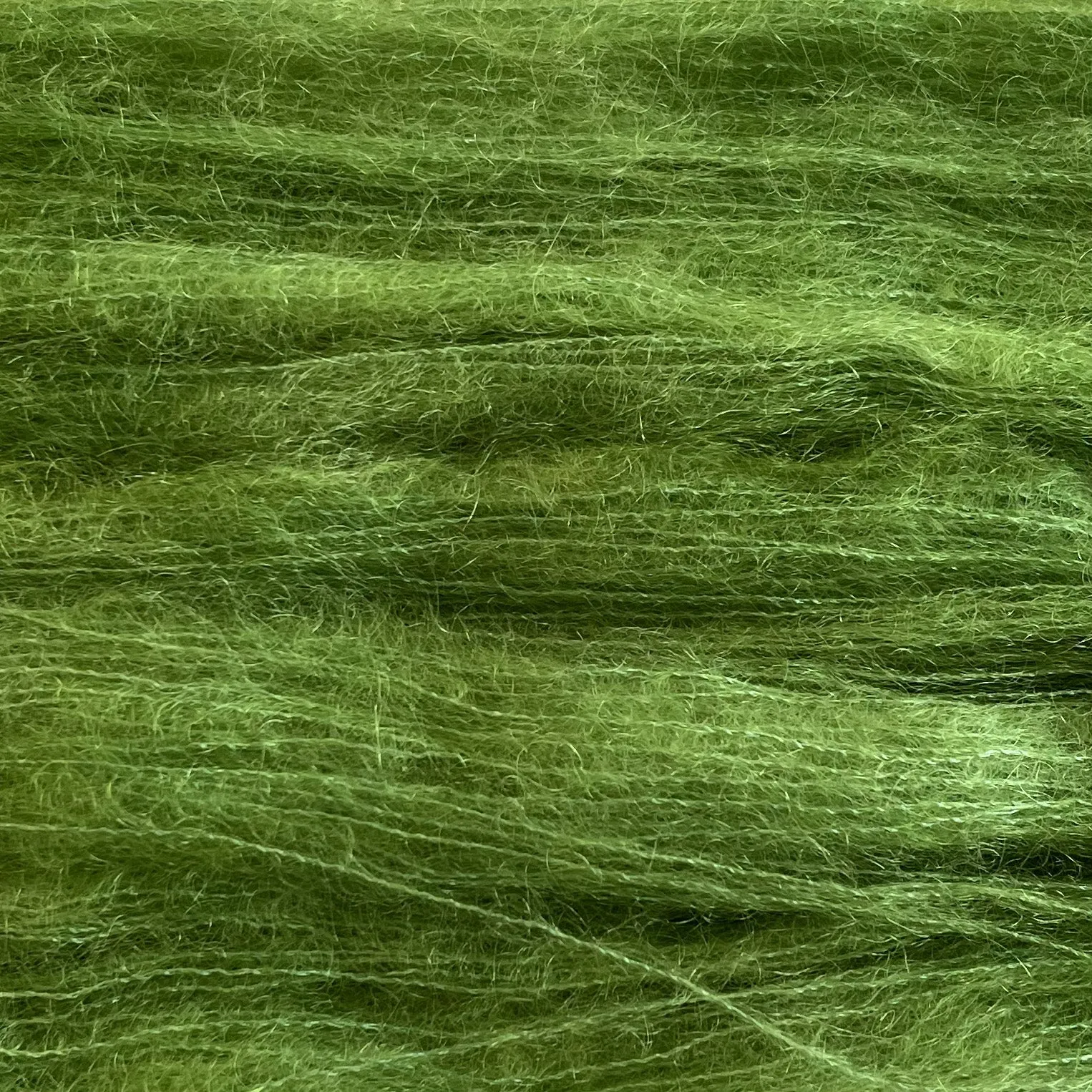 Fine Fluff Yarn - Emerald Semi Solid