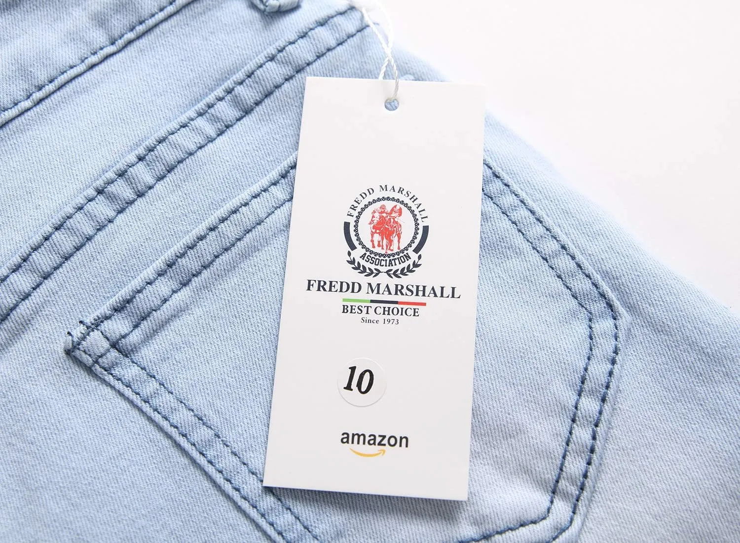 FREDD MARSHALL Boy's Slim Fit Skinny Ripped Distressed Zipper Jeans Pants with Holes