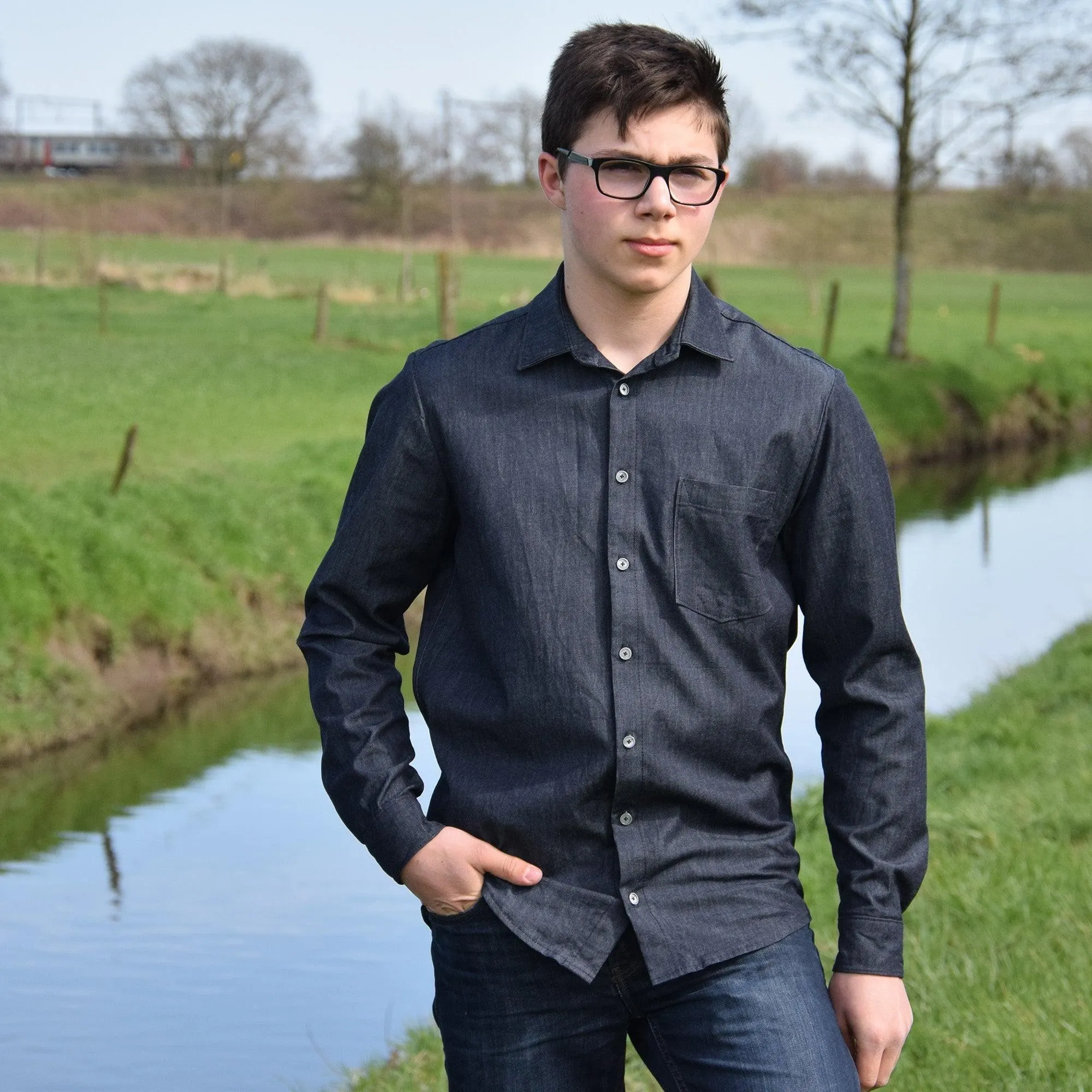 Jensen Shirt -Printed Pattern