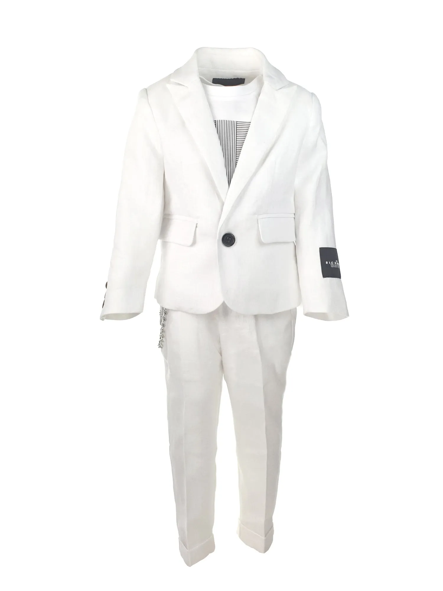 John Richmond Linen outfit for boy set 2 pcs