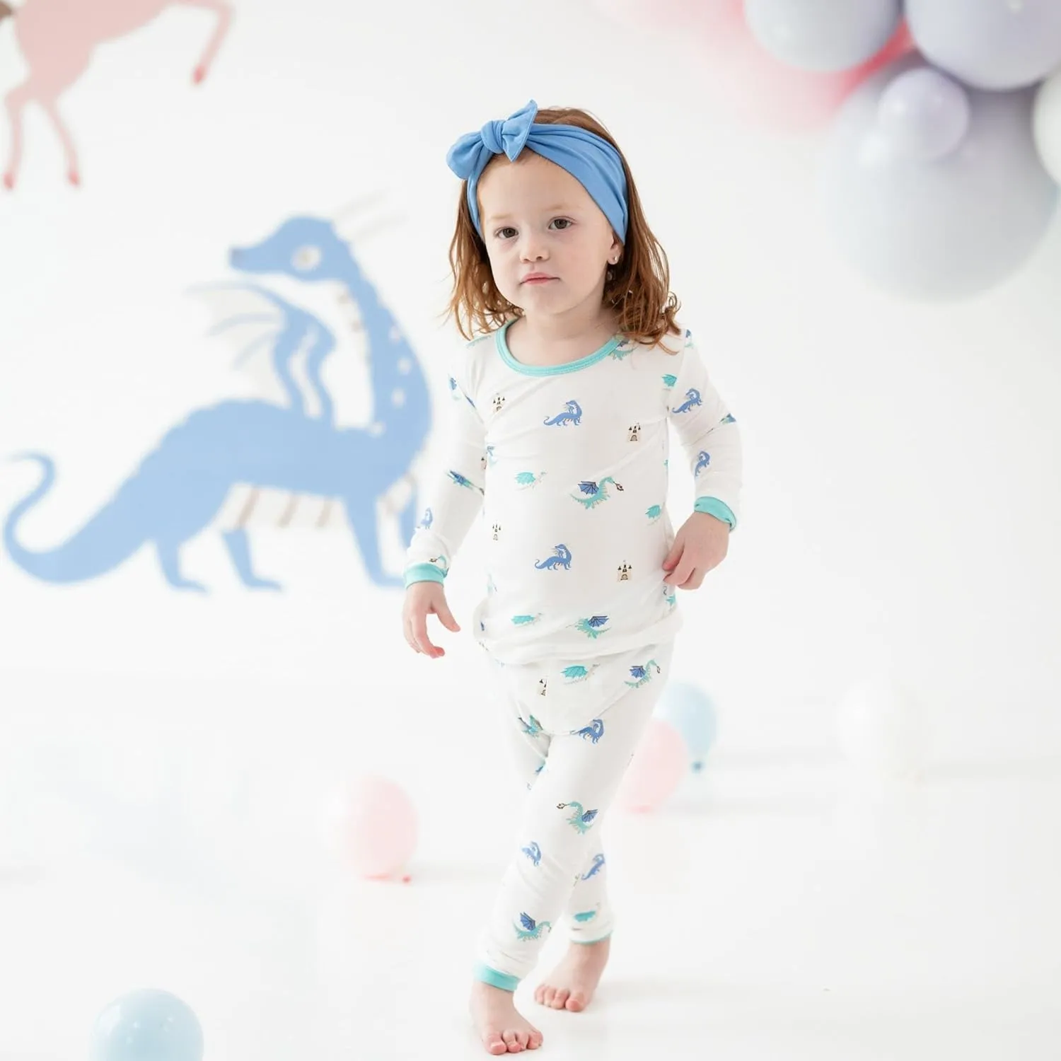 KYTE BABY Toddler Pajama Set - Pjs for Toddlers Made of Soft Bamboo Rayon Material