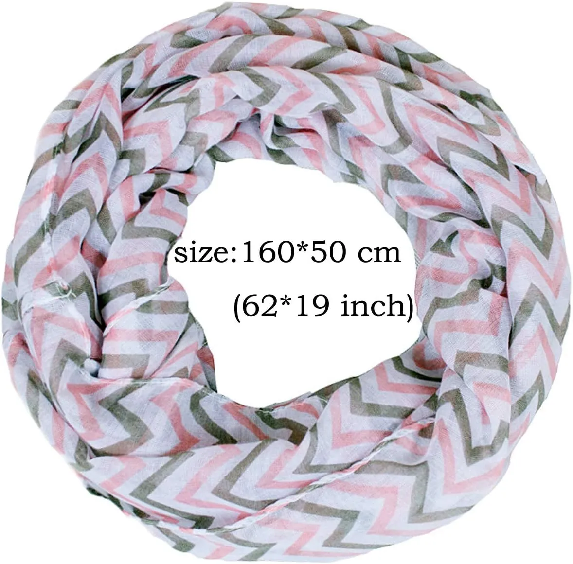Lightweight Scarfs for Women Infinity Plaid and Striped Many Style