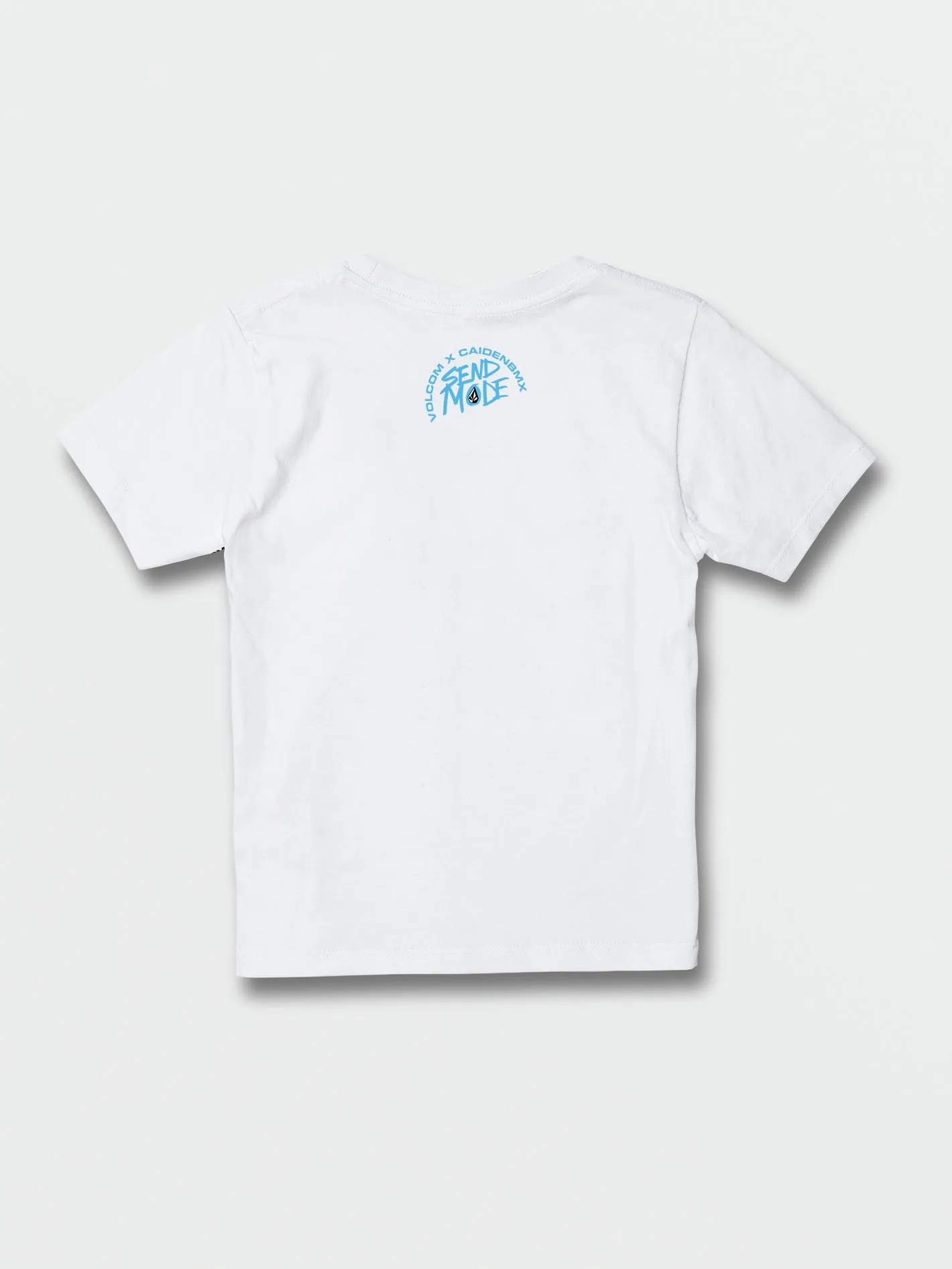 Little Boys Sieben Wuz Here Short Sleeve Tee - White