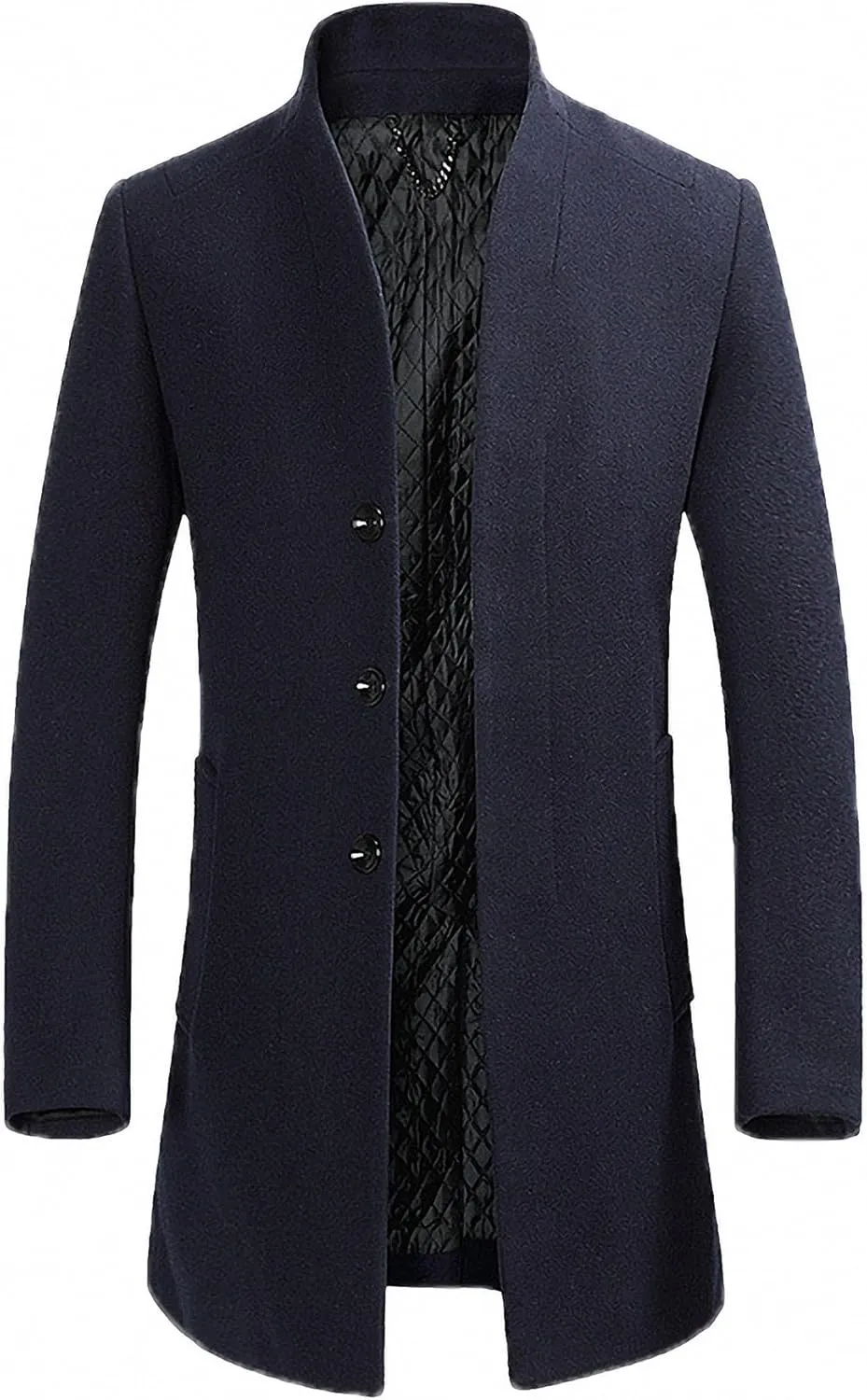 Men's Classical France Style Warm Wool Coat #1W1F153160123