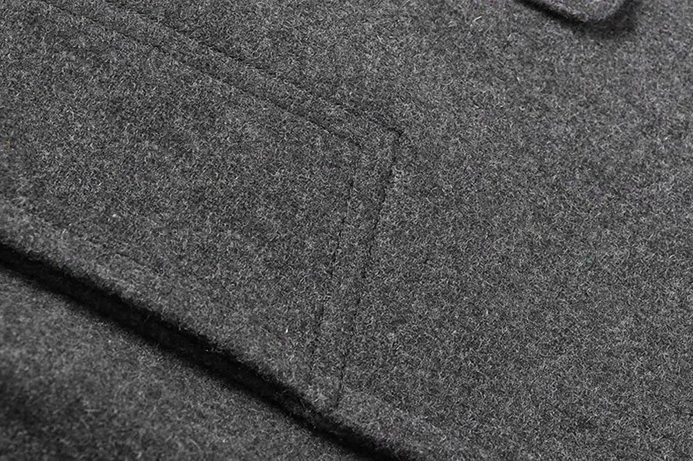 Men's Classical France Style Warm Wool Coat #1W1F153160123