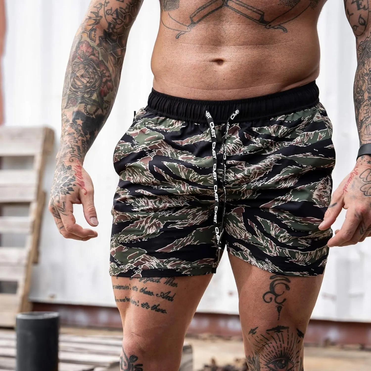 Men’s Hybrid Athletic Shorts | 5" Inseam | Perfect for Gym and Swim| Quick Dry Lightweight Material