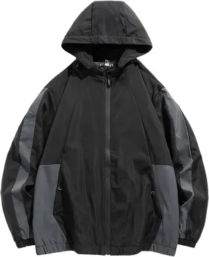 Mens Lightweight Jackets Casual Solid Color Hooded Thick Zipper Pocket Thick Coat Thick Jacket Womens Hoodies Mens