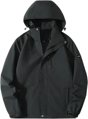 Mens Lightweight Jackets Casual Solid Color Hooded Thick Zipper Pocket Thick Coat Thick Jacket Womens Hoodies Mens