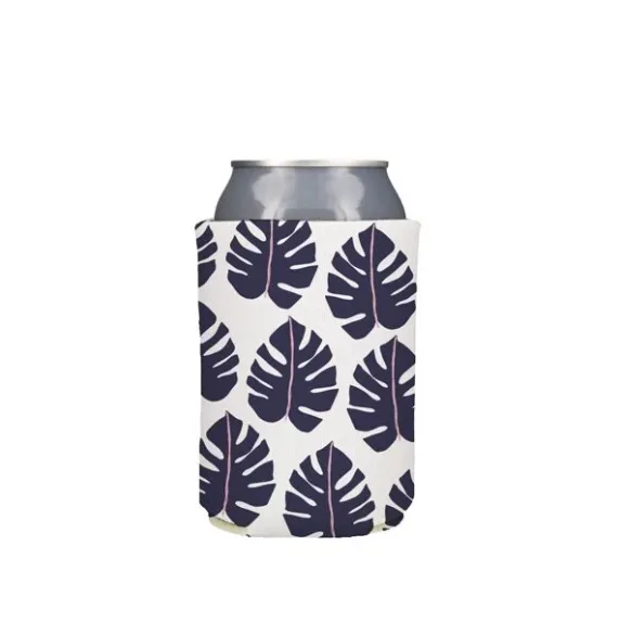 Modern Monstera Can Cooler