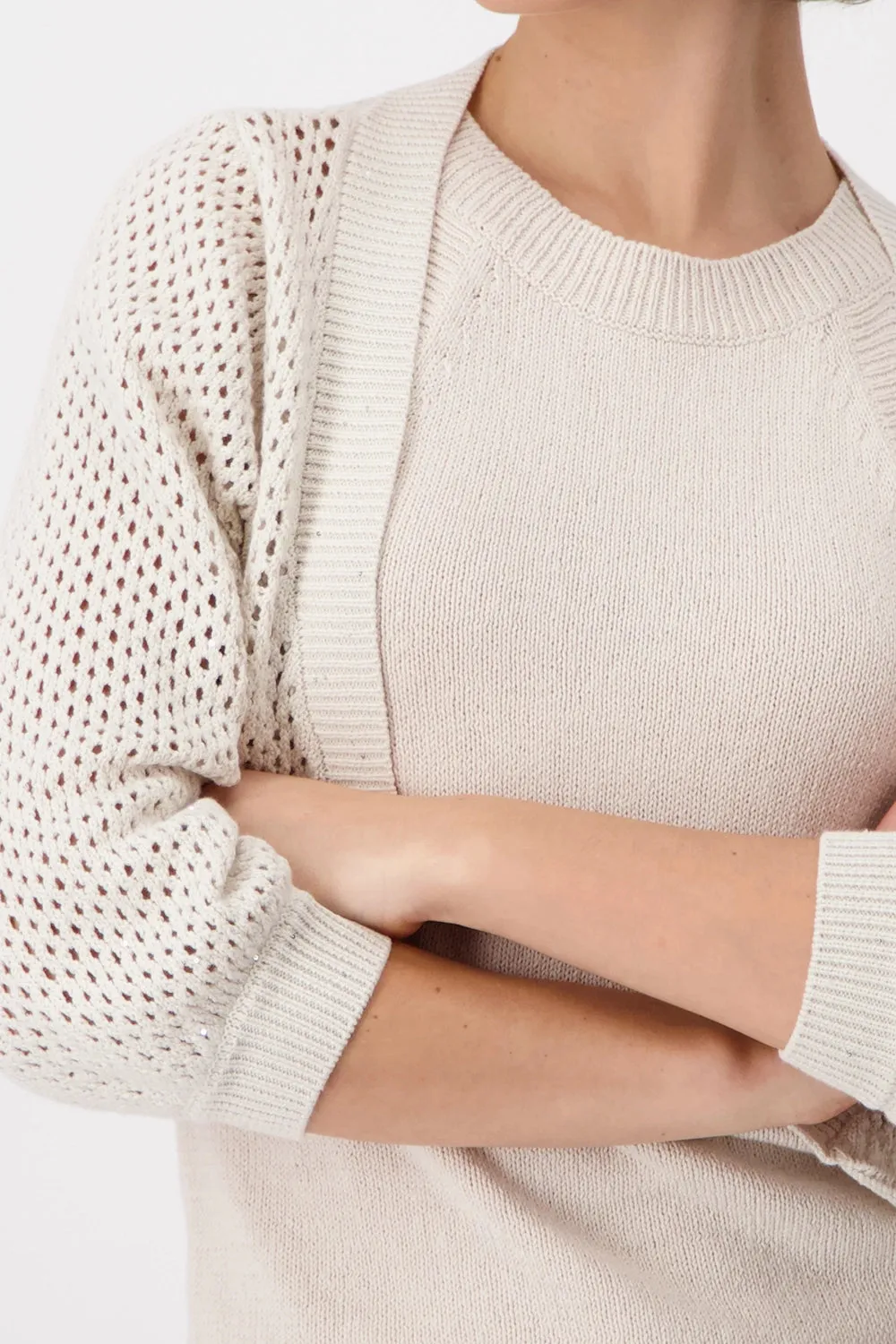 MONARI | SWEATER KNIT TOP | MARBLE | 408921