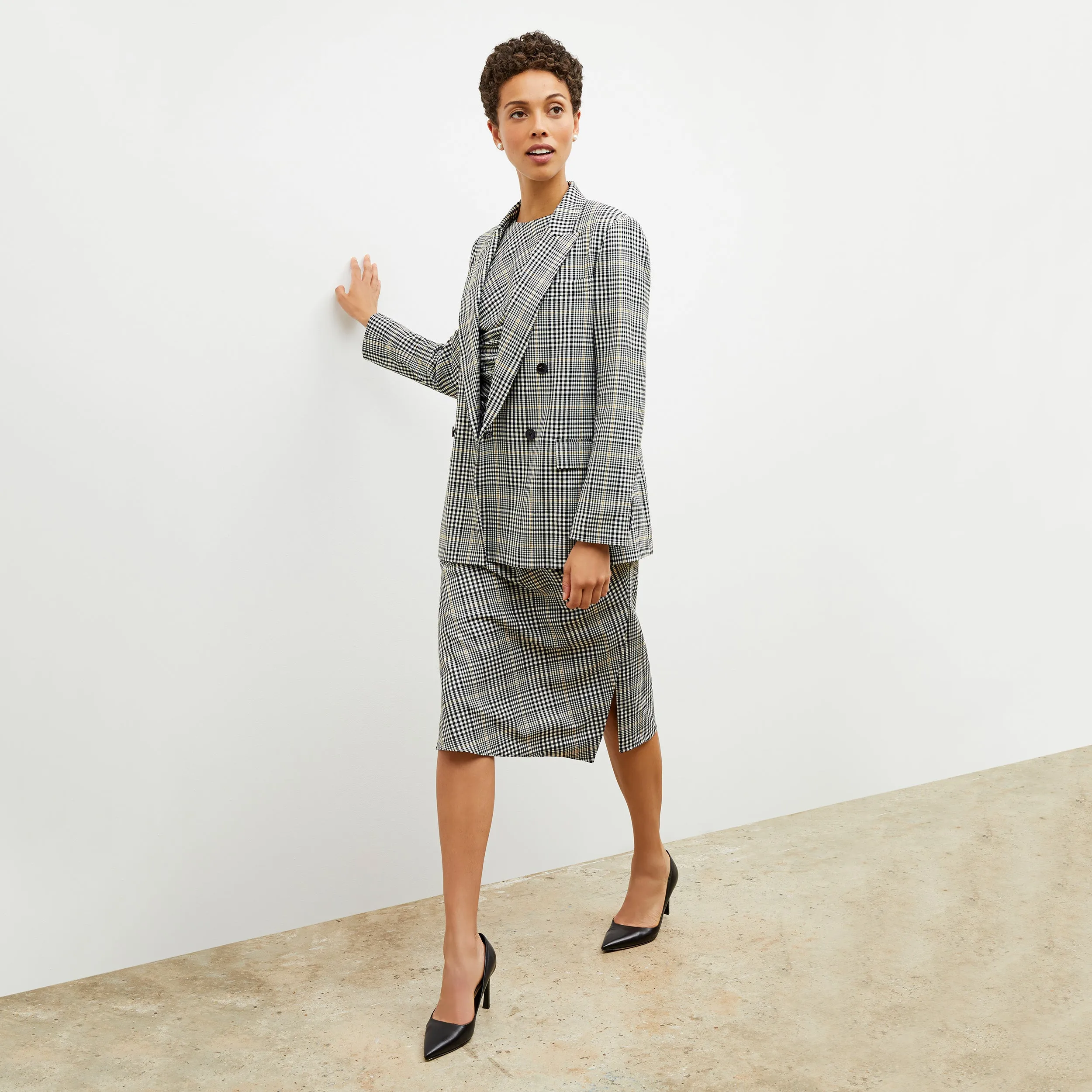 O'Hara Blazer - Plaid Sharkskin :: Multi