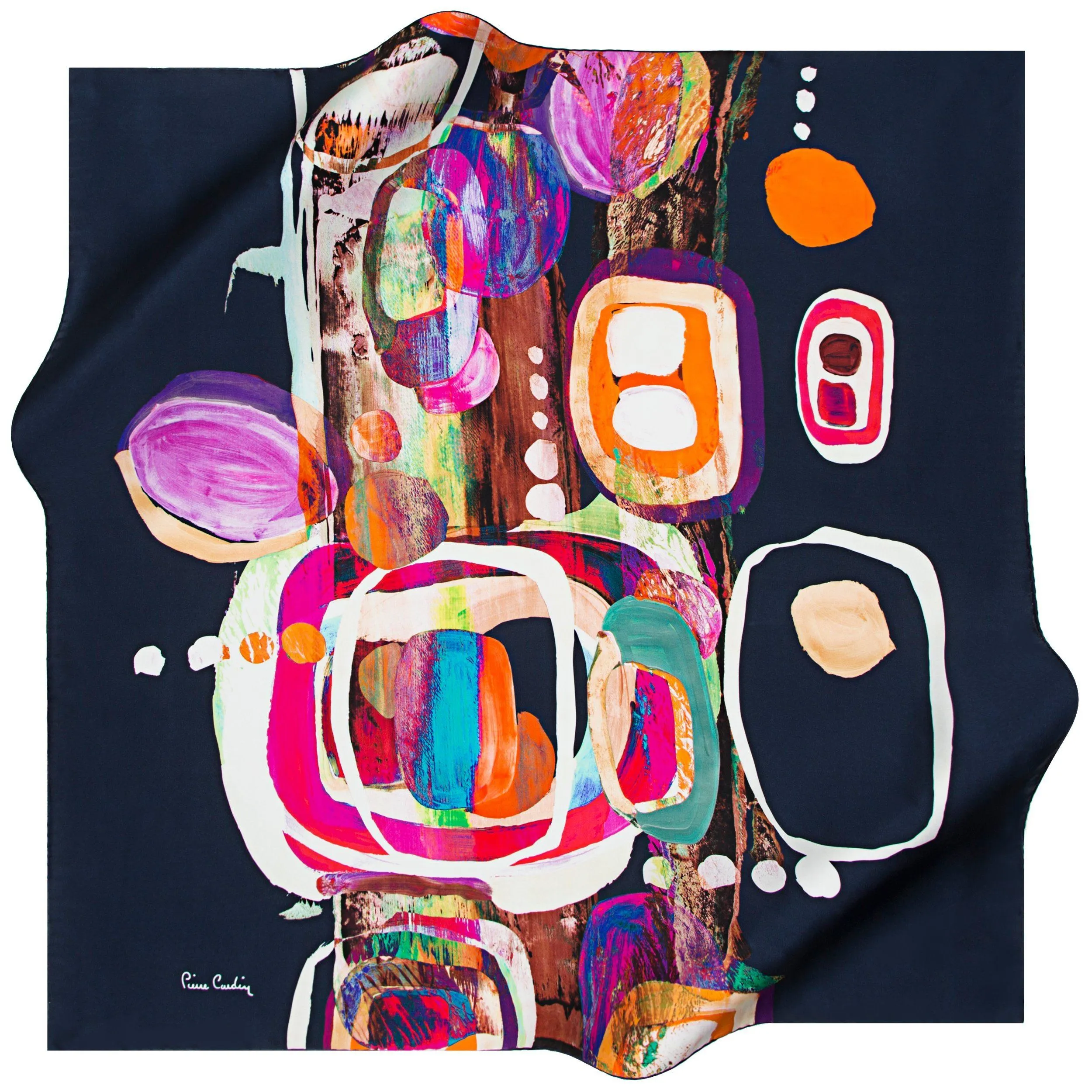 Pierre Cardin : Bolero Arty Trendy Silk Scarf