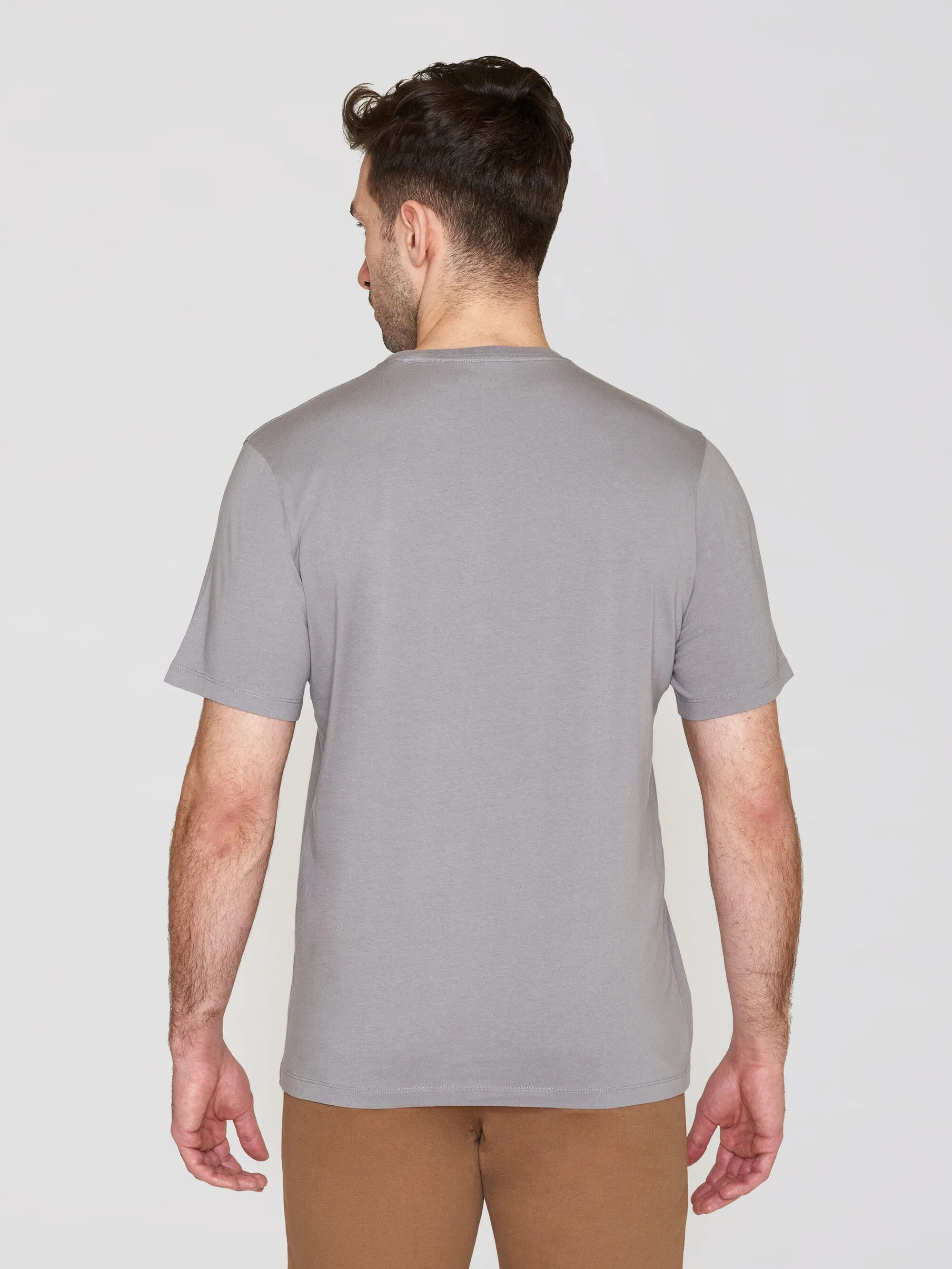 Regular fit Basic tee - Sharkskin