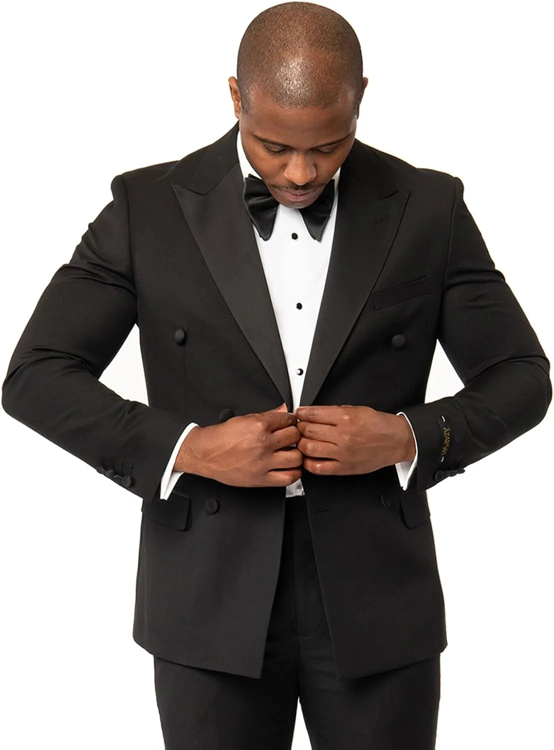 Slim Fit Double Breasted Men's Dinner Blazer Tuxedo Jacket Peak Lapel