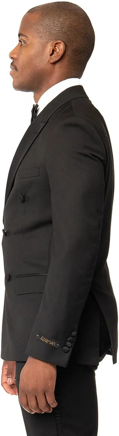 Slim Fit Double Breasted Men's Dinner Blazer Tuxedo Jacket Peak Lapel