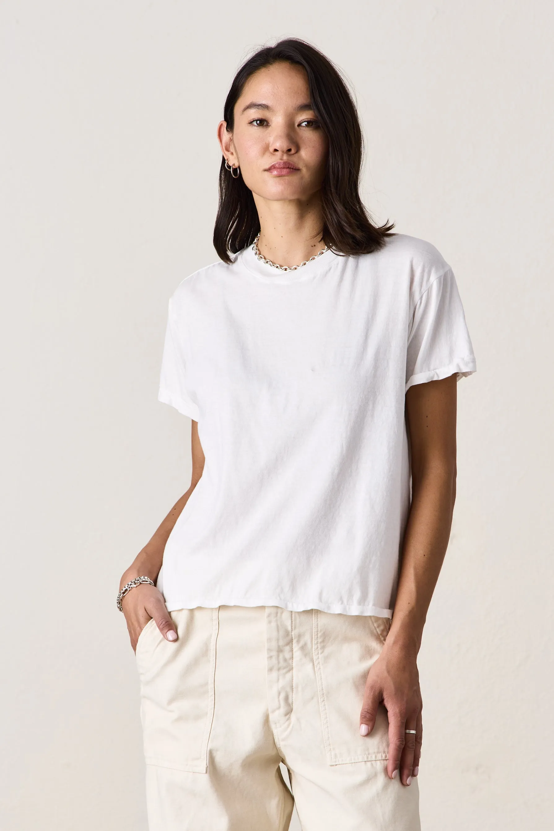 SRPLS VINTAGE CREW / WHITE
