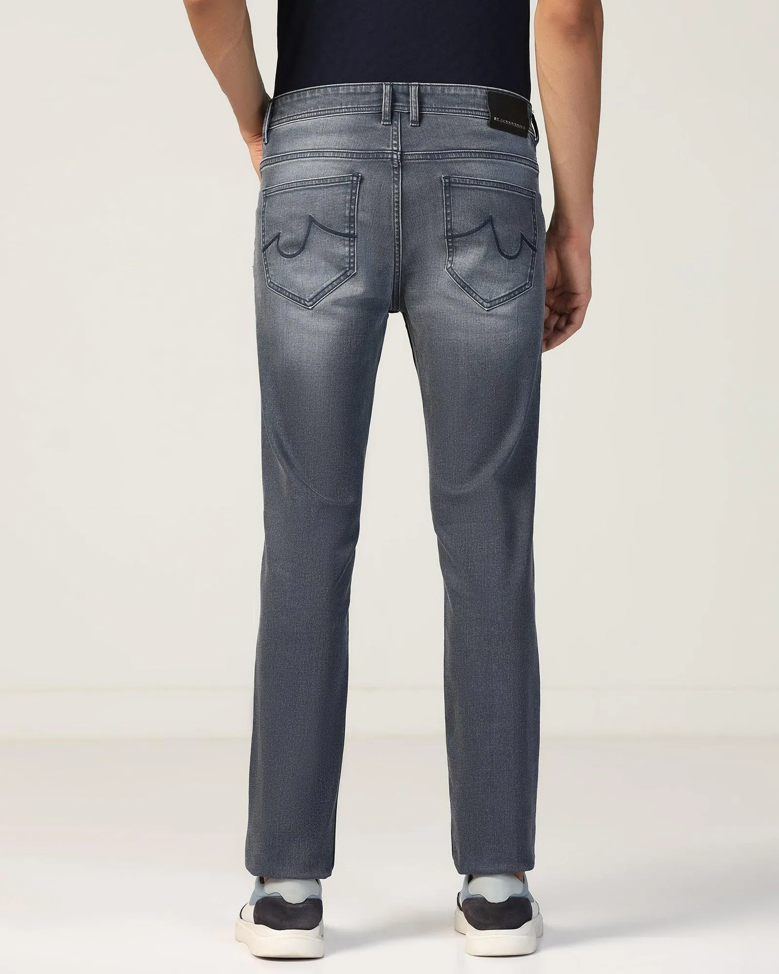 Superflex Slim Yonk Fit Grey Jeans - Titus