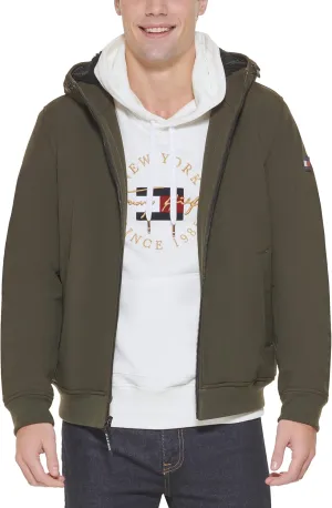 Tommy Hilfiger Men's Soft Shell Active Filled Bomber Jacket