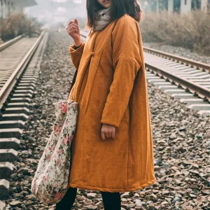 Vintage Casual Loose Winter Coat | Lotus