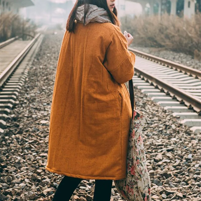 Vintage Casual Loose Winter Coat | Lotus