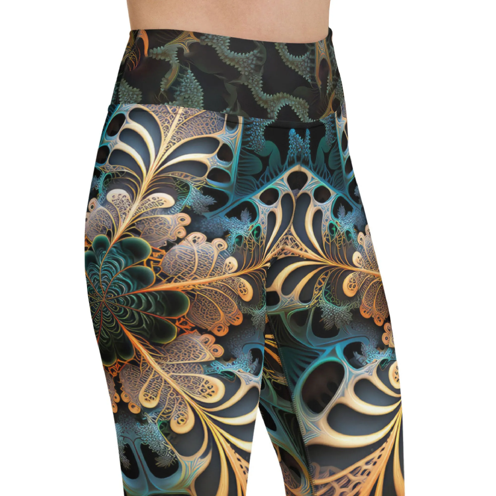 Yoga Capri Leggings Good Luck